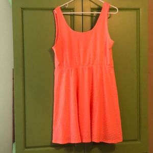 Coral Knit Sun Dress